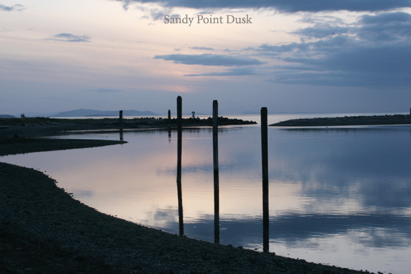 Sandy Point Dusk - by Stephen Clay