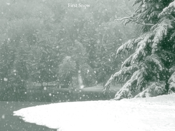 First Snow - photo by Stephen Clay